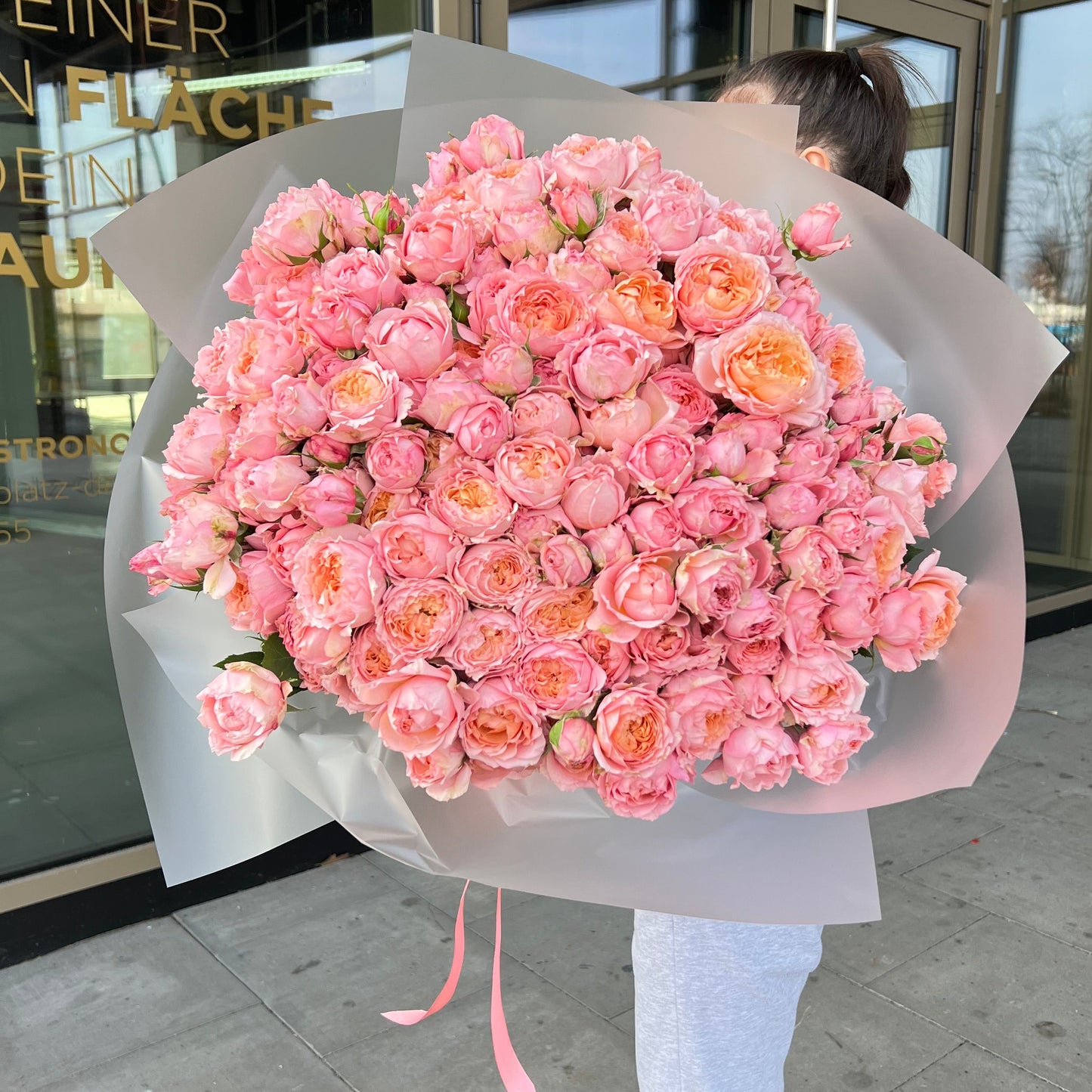Pink roses Hamburg