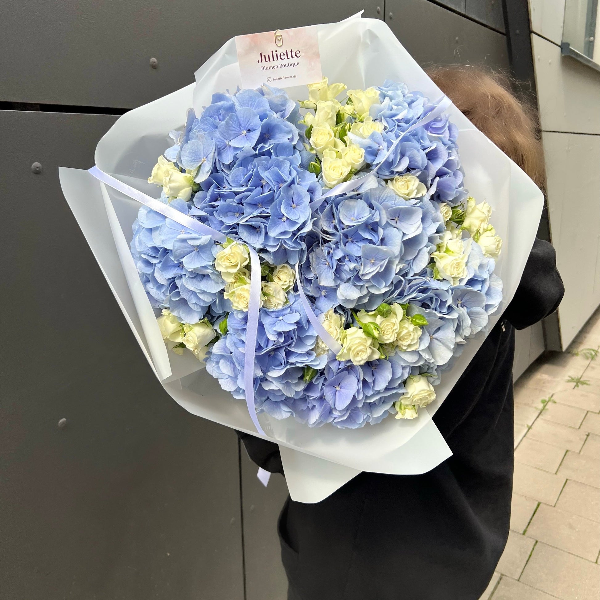 Hydrangeas and Bush Roses Delivery